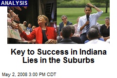 Key to Success in Indiana Lies in the Suburbs