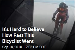 It&#39;s Hard to Believe How Fast This Bicyclist Went