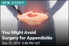 You Might Avoid Surgery for Appendicitis