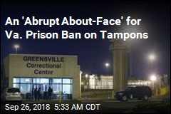 Prison Visitors in Va. Can Still Wear Tampons&mdash;for Now