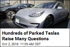 Why Are Hundreds of Teslas Parked in Spots Around the US?