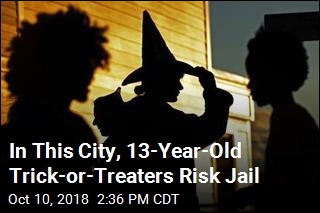 In This City, 13-Year-Old Trick-or-Treaters Risk Jail