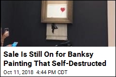 Sale Is Still On for Banksy Painting That Self-Destructed