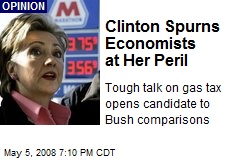 Clinton Spurns Economists at Her Peril