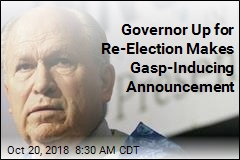 Governor Up for Re-Election Makes Gasp-Inducing Announcement