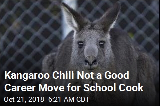Kangaroo Chili Not a Good Career Move for School Cook