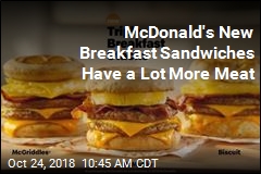 Giant New Breakfast Sandwiches Coming to McDonald&#39;s