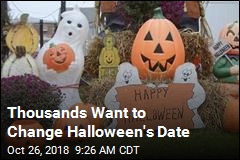 Thousands Want to Change Halloween&#39;s Date