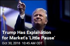 Trump Explains &#39;Little Pause&#39; in Stock Market