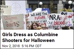 Girls Dress as Columbine Shooters for Halloween