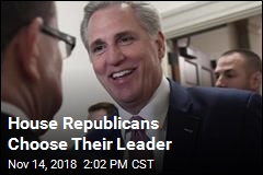 House Republicans Choose Their Leader