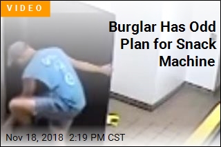 Burglar Has Odd Plan for Snack Machine