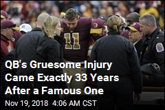 QB&#39;s Gruesome Injury Came Exactly 33 Years After a Famous One
