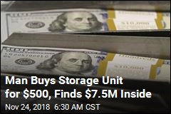 Man Buys Storage Unit for $500, Finds $7.5M Inside