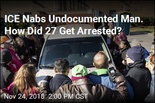 Undocumented Man, 27 Supporters All Arrested