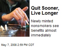 Quit Sooner, Live Longer
