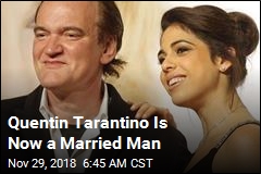 Quentin Tarantino Is Now a Married Man