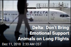 Delta: No More Emotional Support Animals on Long Flights