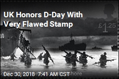 UK Honors D-Day With Very Flawed Stamp