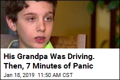 Boy Takes the Steering Wheel as Grandfather Has Stroke