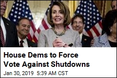 House Dems to Force Vote Against Shutdowns