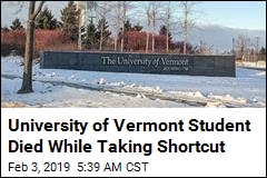University of Vermont Student Died While Taking Shortcut