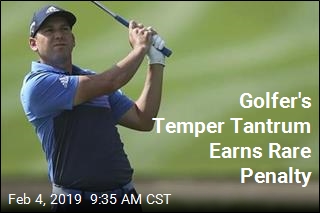 Golfer&#39;s Temper Tantrum Earns Rare Penalty