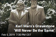 Someone Just Took a Hammer to Karl Marx&#39;s Gravestone