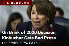 On Brink of 2020 Decision, Klobuchar Gets Bad Press