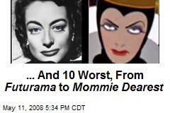 ... And 10 Worst, From Futurama to Mommie Dearest