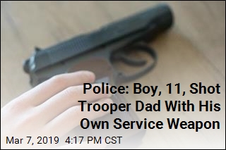 Police: Boy, 11, Shot Trooper Dad With His Own Service Weapon