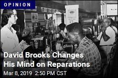 David Brooks Changes His Mind on Reparations