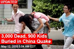 3,000 Dead, 900 Kids Buried in China Quake