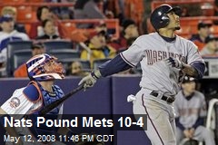 Nats Pound Mets 10-4