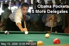 Obama Pockets 5 More Delegates