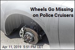 Someone Is Stealing Wheels Off Police Cars