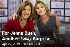 For Jenna Bush, Another Today Surprise