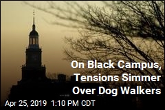 On Black Campus, Tensions Simmer Over Dog Walkers