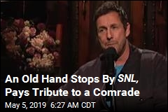 An Old Hand Stops By Saturday Night Live