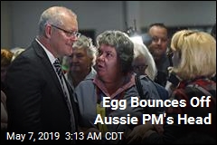 Egg Bounces Off Aussie PM&#39;s Head