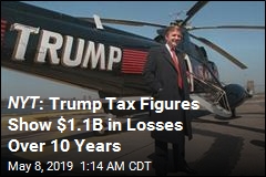NYT : Trump Tax Figures Show $1.1 in Losses Over 10 Years