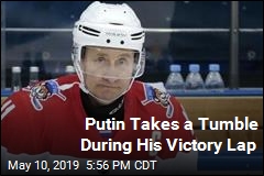 Putin Takes a Tumble During His Victory Lap