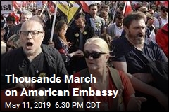 Thousands March on American Embassy