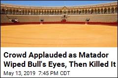 Crowd Applauded as Matador Wiped Bull&#39;s Eyes, Then Killed It