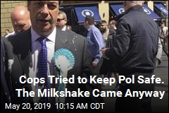 UK&#39;s New Political Protest: Milkshake Tossing