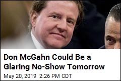 Don McGahn Could Be a Glaring No-Show Tomorrow