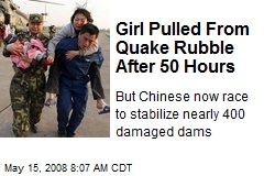 Girl Pulled From Quake Rubble After 50 Hours