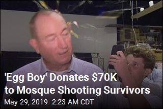 &#39;Egg Boy&#39; Donates $70K to Mosque Shooting Survivors