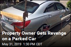 Property Owner Gets Revenge on a Parked Car