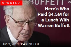 Someone Paid $4.5M for a Lunch With Warren Buffett